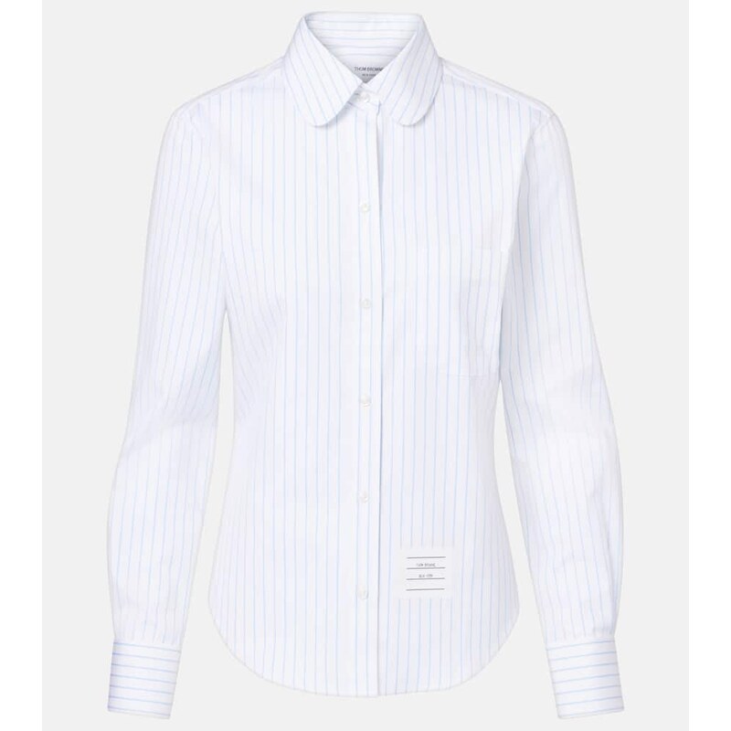 Thom Browne Pinstripe cotton poplin shirt