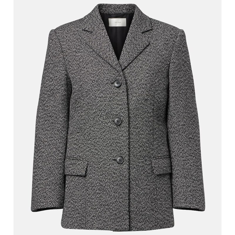 The Row Eudora cashmere and wool blazer