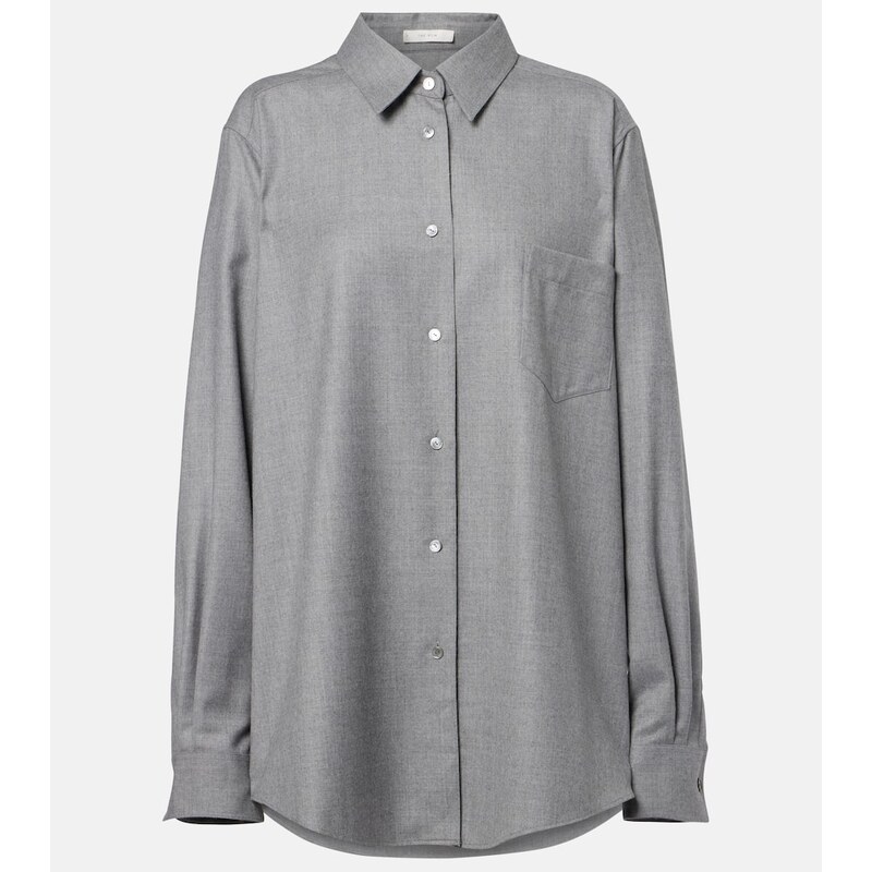 The Row Pino virgin wool shirt