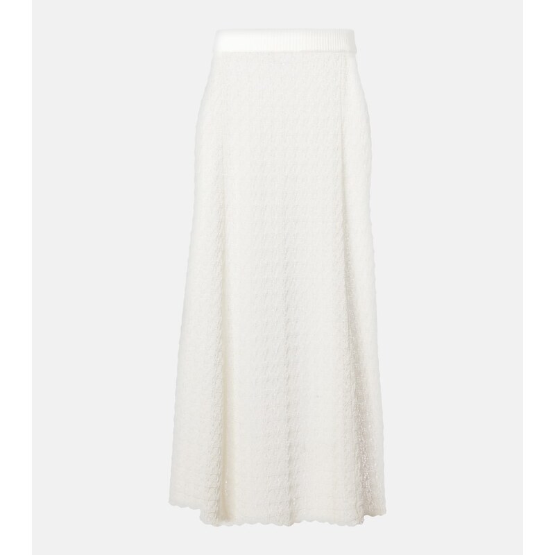 Ganni Crochet maxi skirt