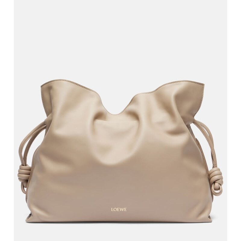 Loewe Flamenco Large leather clutch