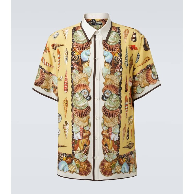 Dolce&Gabbana Printed silk crÃªpe shirt