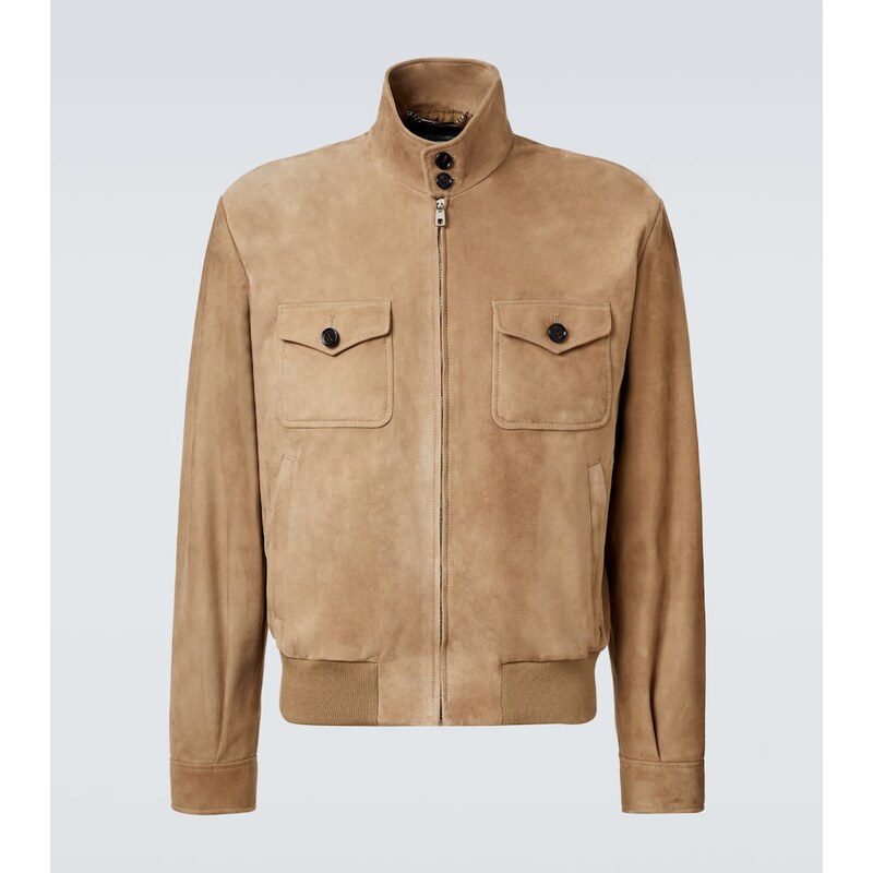 Dolce&Gabbana Suede bomber jacket