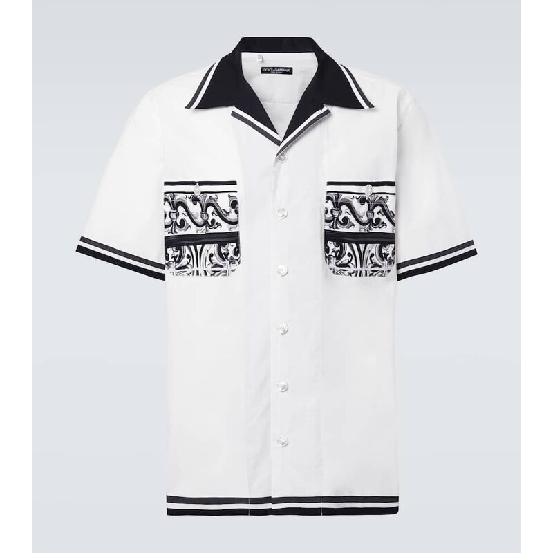 Dolce&Gabbana Majolica printed cotton shirt