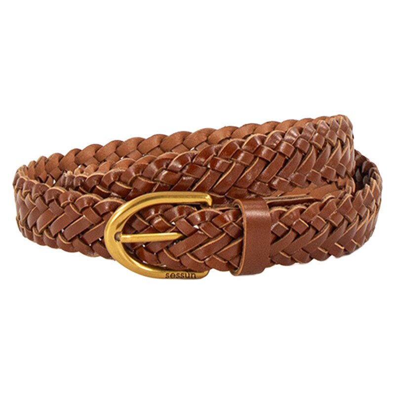 Sessùn Pásek Bonito Cognac Leather S