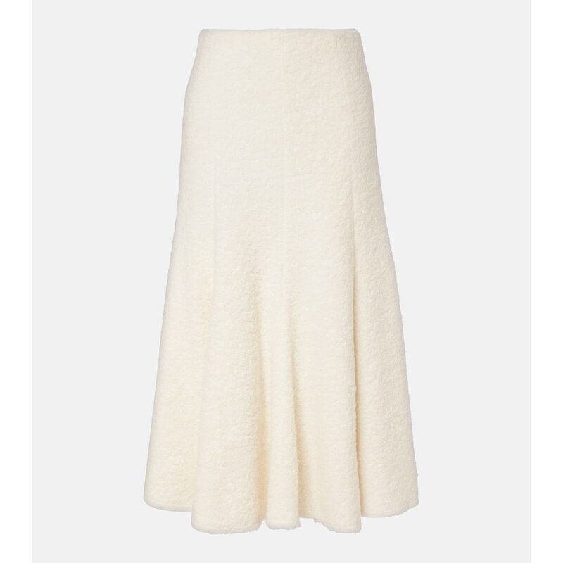 Gabriela Hearst Amy cashmere and wool-blend midi skirt