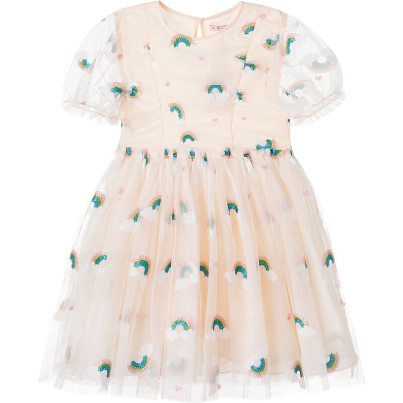 Konges Sløjd Glitter ruched tulle dress