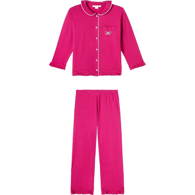 Konges Sløjd Pio ruffled cotton jersey pajamas
