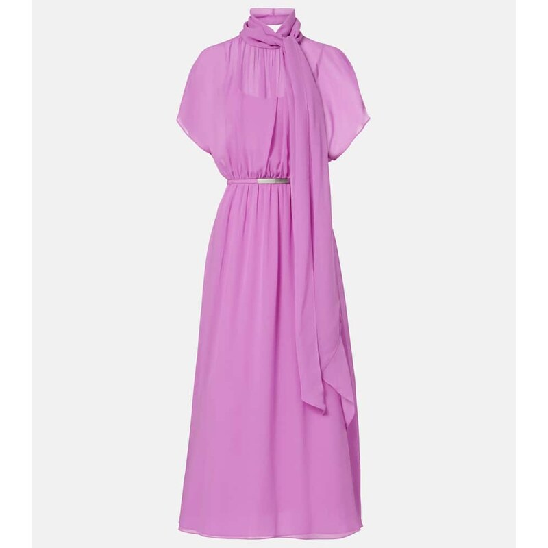 Max Mara Pineta silk georgette maxi dress