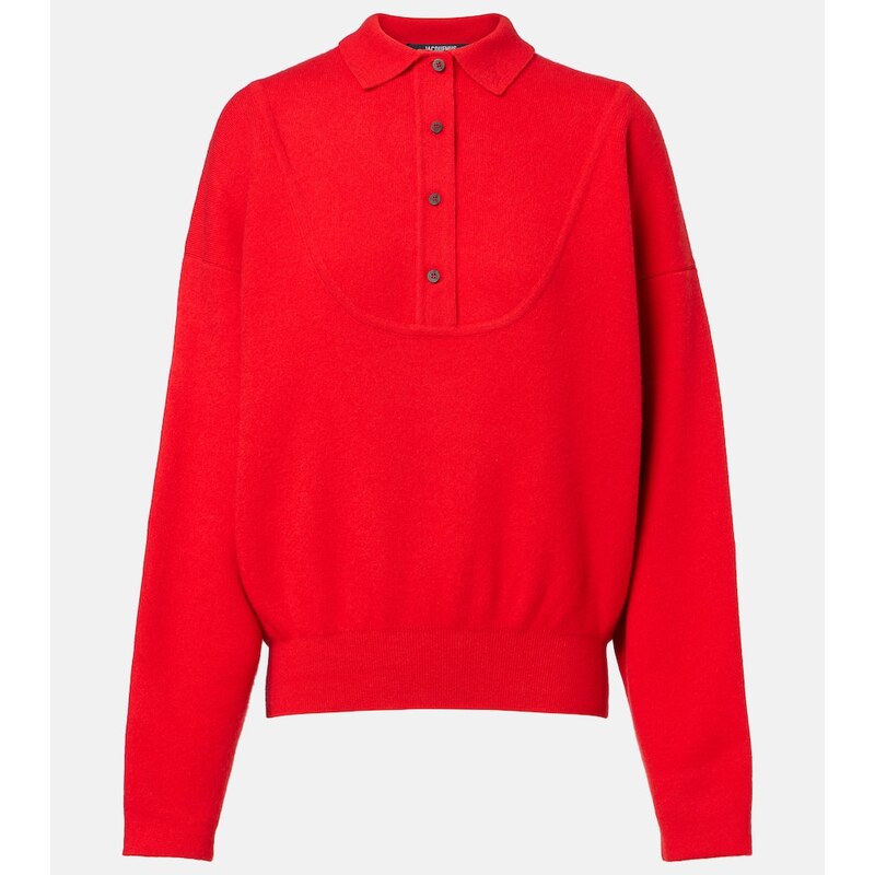 Jacquemus Balloon wool and cashmere polo sweater