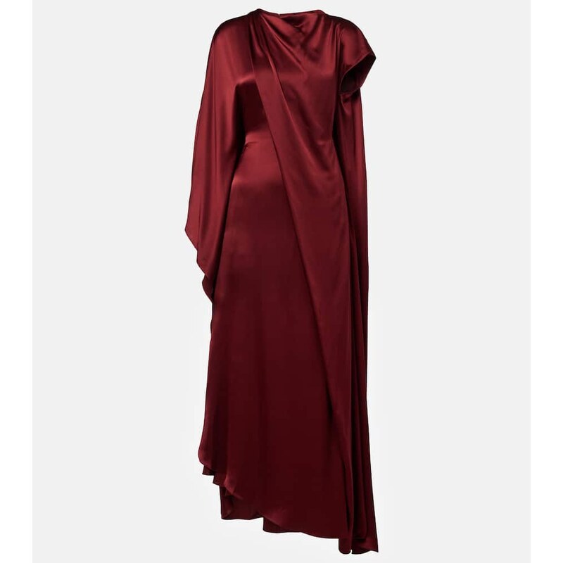 Roksanda Hiba caped silk gown