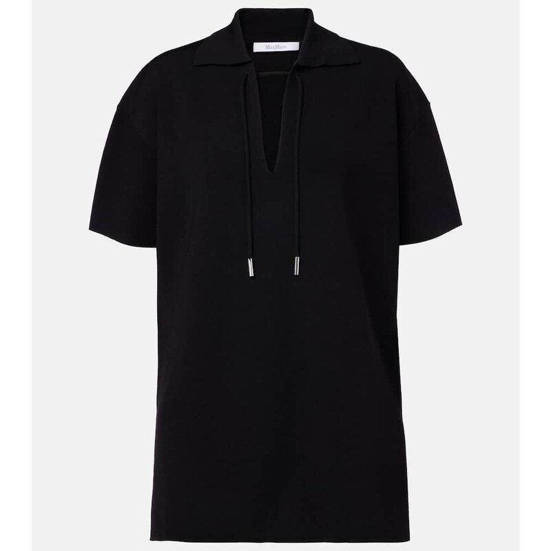 Max Mara Poltava crÃªpe top