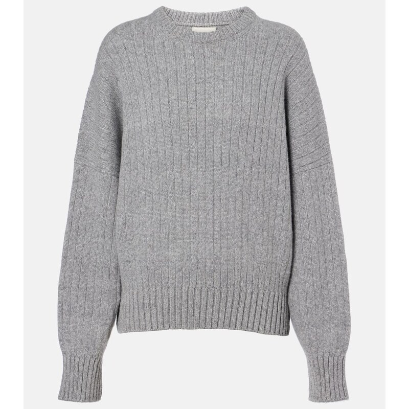 Khaite Lennox ribbed-knit cashmere sweater