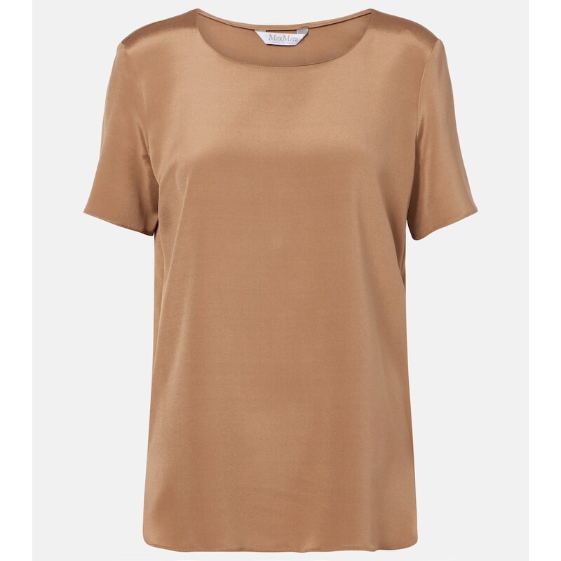 Max Mara Aris silk-blend T-shirt