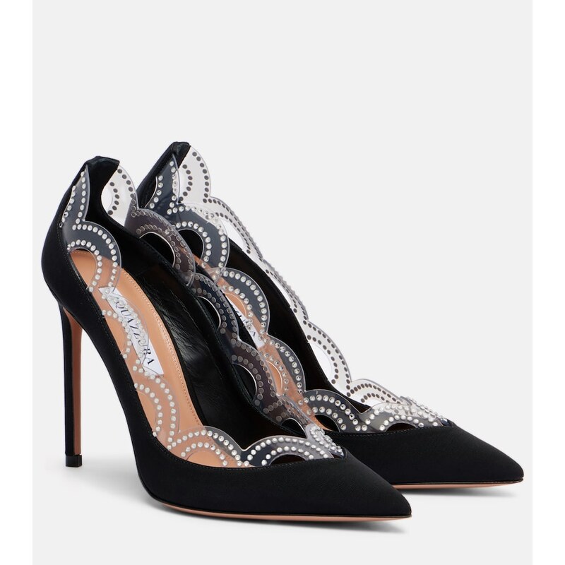 Aquazzura Je TAime 105 embellished pumps