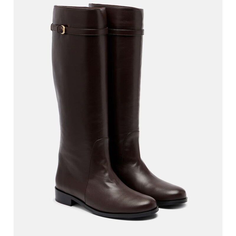 Staud Harlow leather knee-high boots