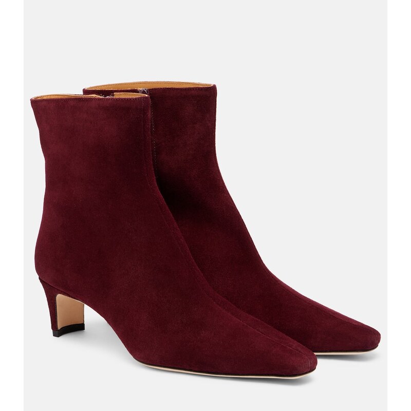Staud Wally 55 suede ankle boots