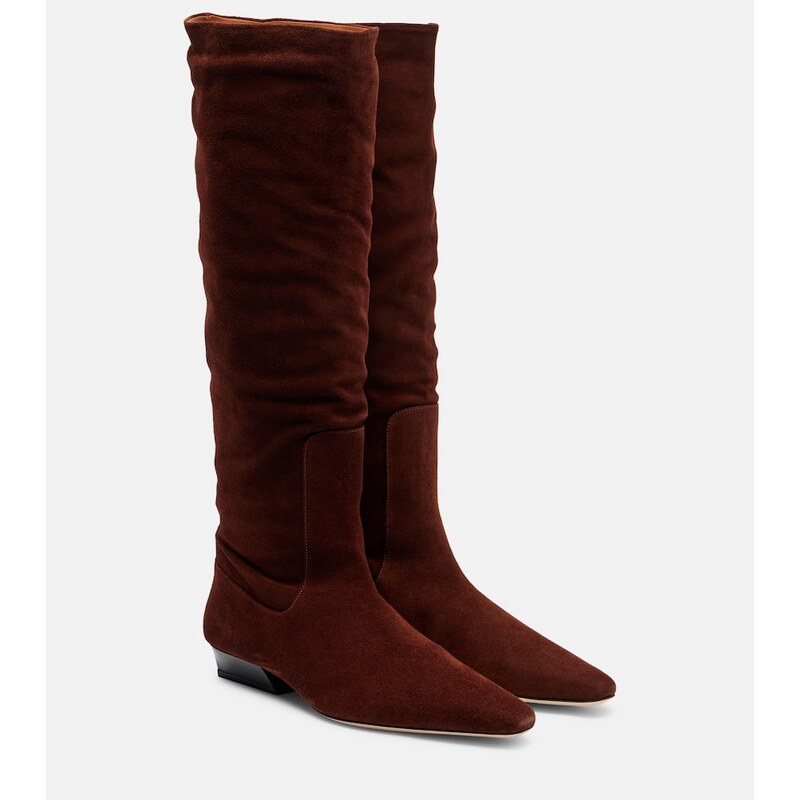 Staud Wally suede knee-high boots