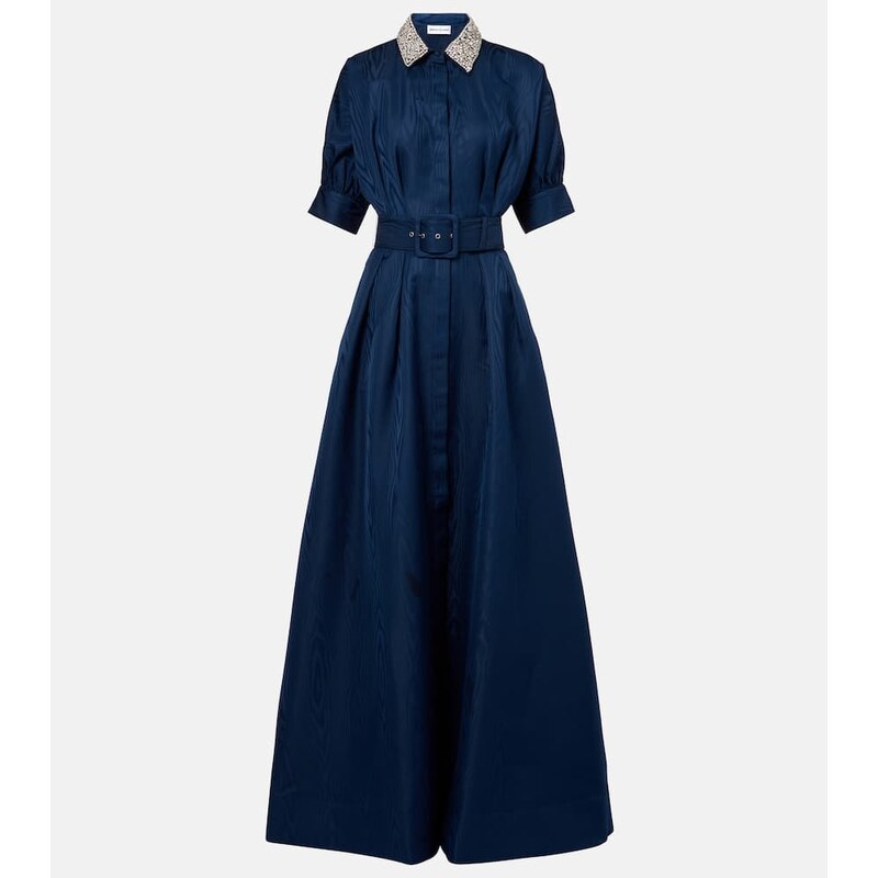 Rebecca Vallance Cielo embellished silk shirt dress