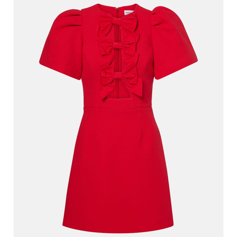 Rebecca Vallance Kaylee bow-detail minidress
