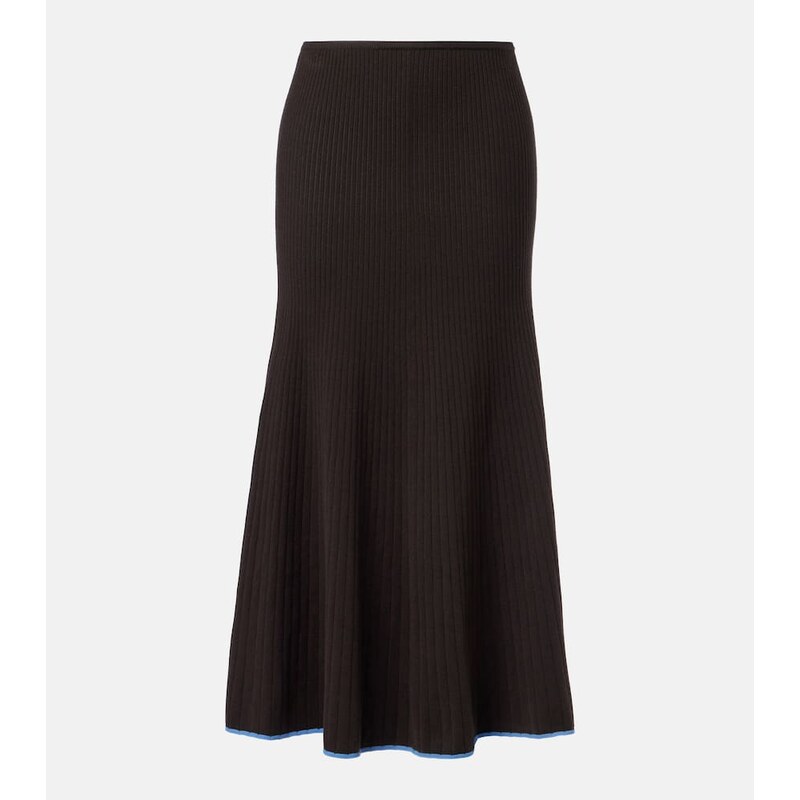 Proenza Schouler White Label Carly ribbed-knit midi skirt