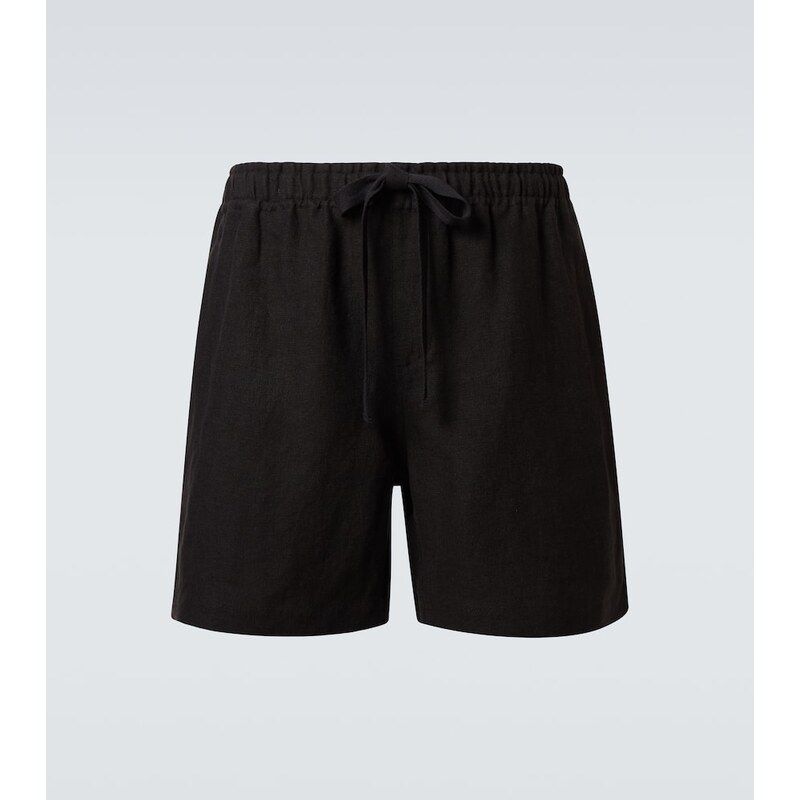 Commas Linen shorts