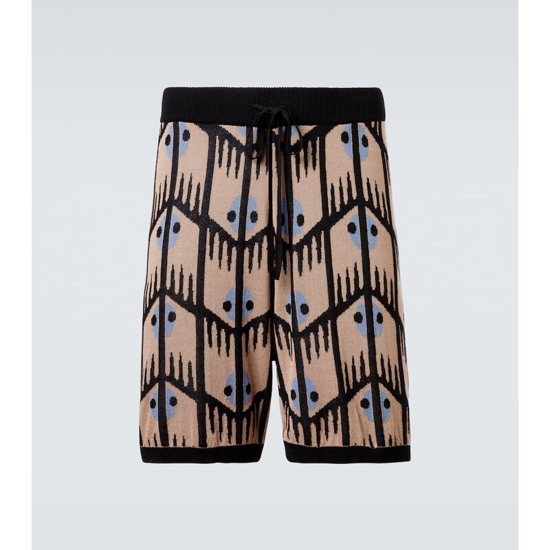 Commas Jacquard shorts