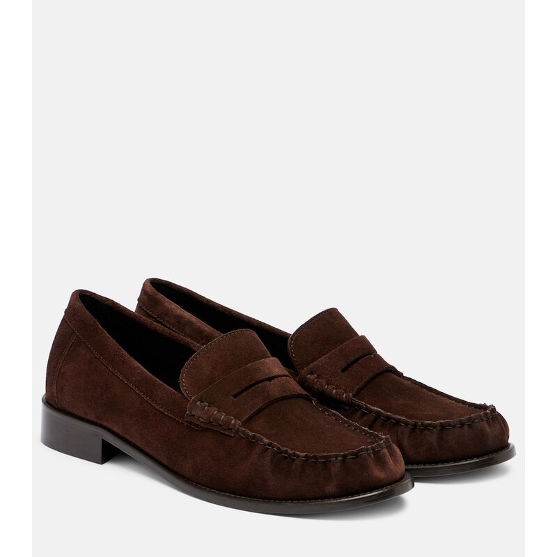 Paris Texas Dylan suede penny loafers