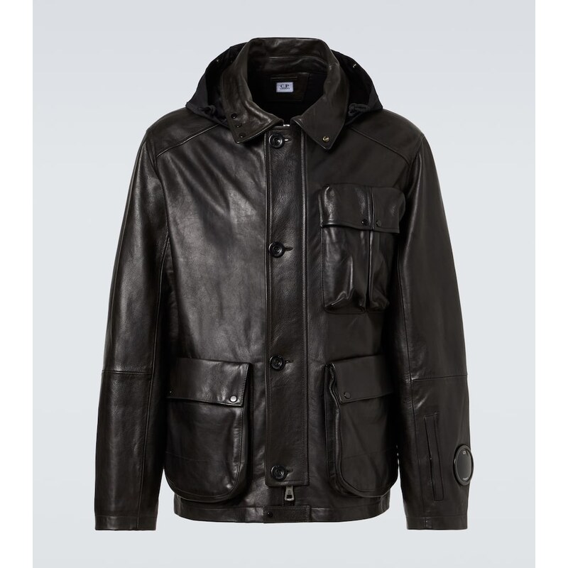 C.P. Company Lens leather jacket
