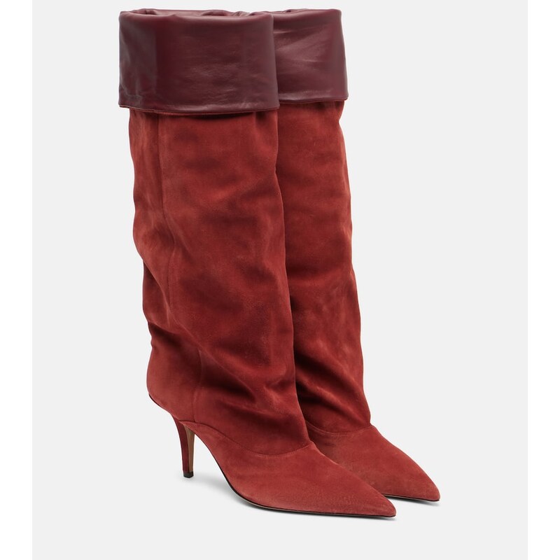Paris Texas Ines 75 suede knee-high boots