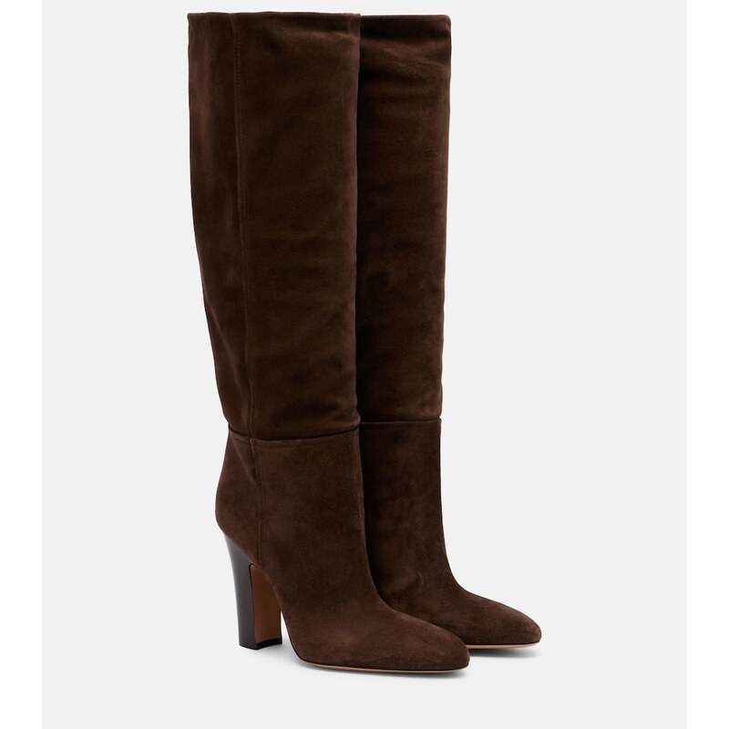 Paris Texas Lavinia 100 suede knee-high boots