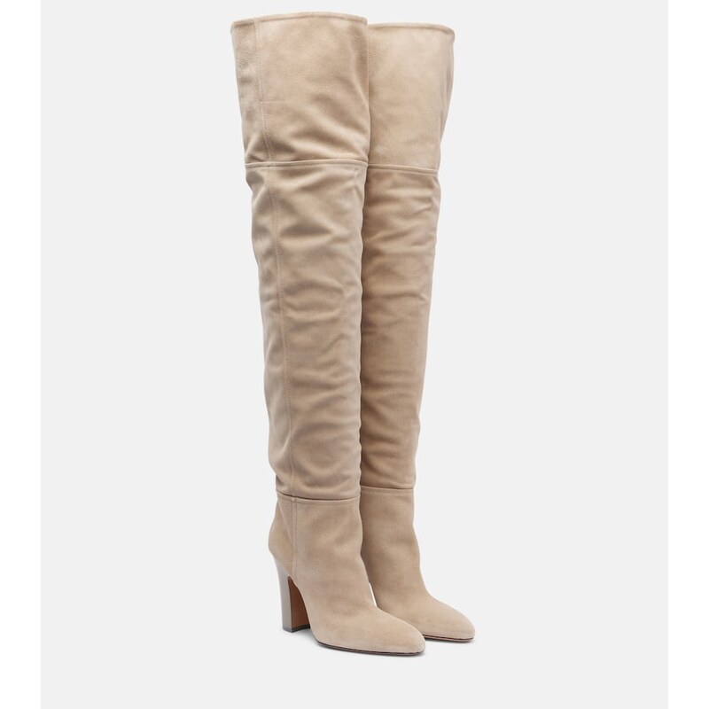 Paris Texas Lavinia 100 suede over-the-knee boots