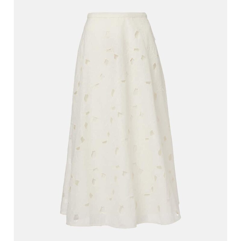 Ulla Johnson Caro cotton organdy maxi skirt