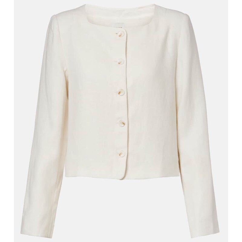 Posse Emma cropped linen jacket