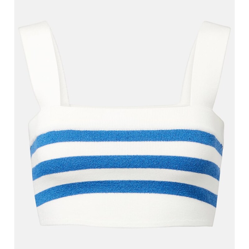Posse Ari striped crop top