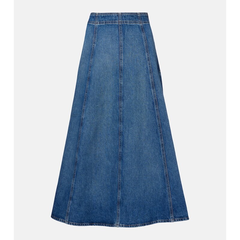 Ulla Johnson Uma denim midi skirt