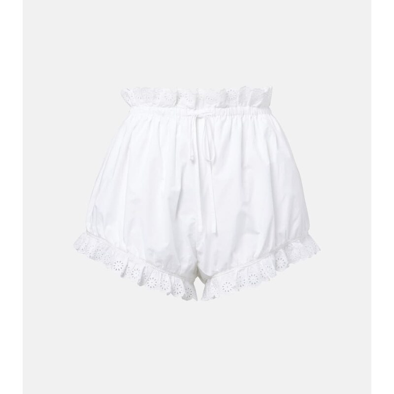 Posse Ezra broderie anglaise cotton shorts
