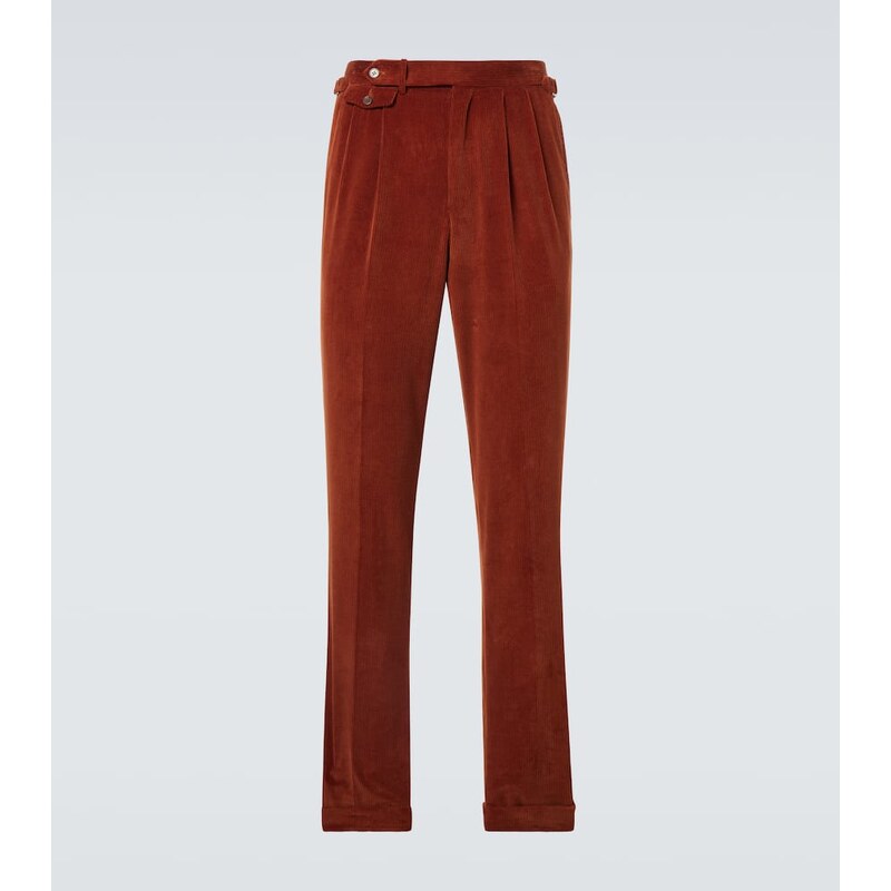 Dunhill Cotton and silk corduroy pants