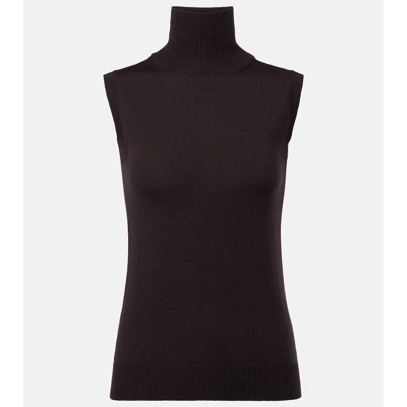 Sportmax Vertigo knitted virgin wool top