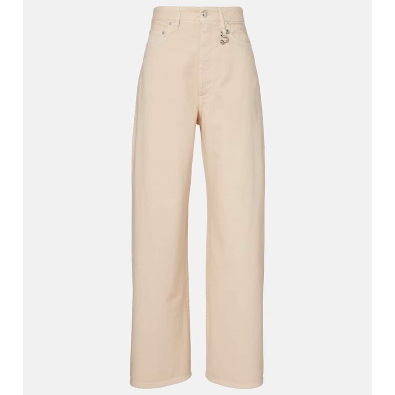 Sportmax Siamese high-rise wide-leg jeans