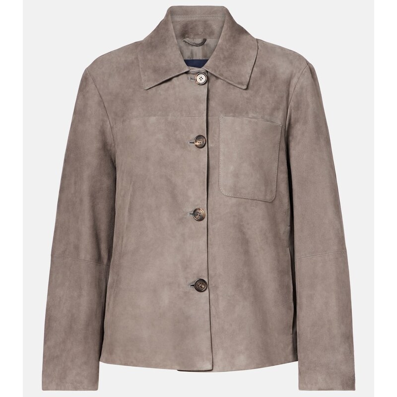 S Max Mara Suede overshirt