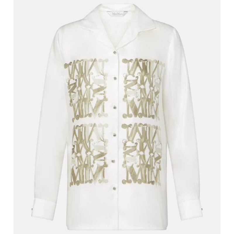 Max Mara Printed silk shirt