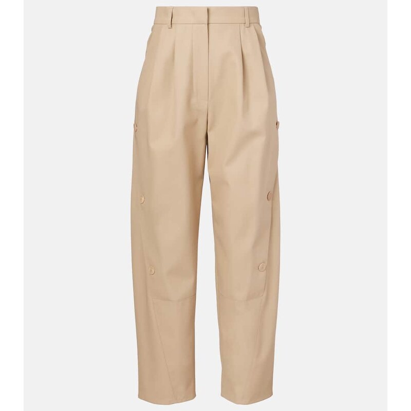 Max Mara Duomo cotton straight pants