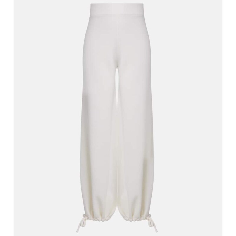 Max Mara Virgin wool wide-leg pants