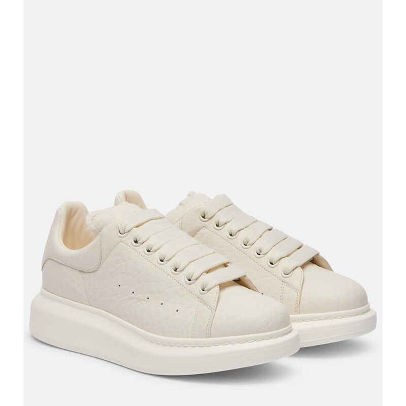McQueen Oversized leather sneakers