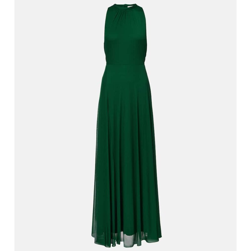 Max Mara Carnet mesh jersey maxi dress