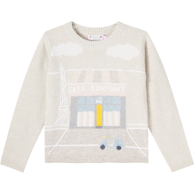 Bonpoint Jodora embroidered wool sweater