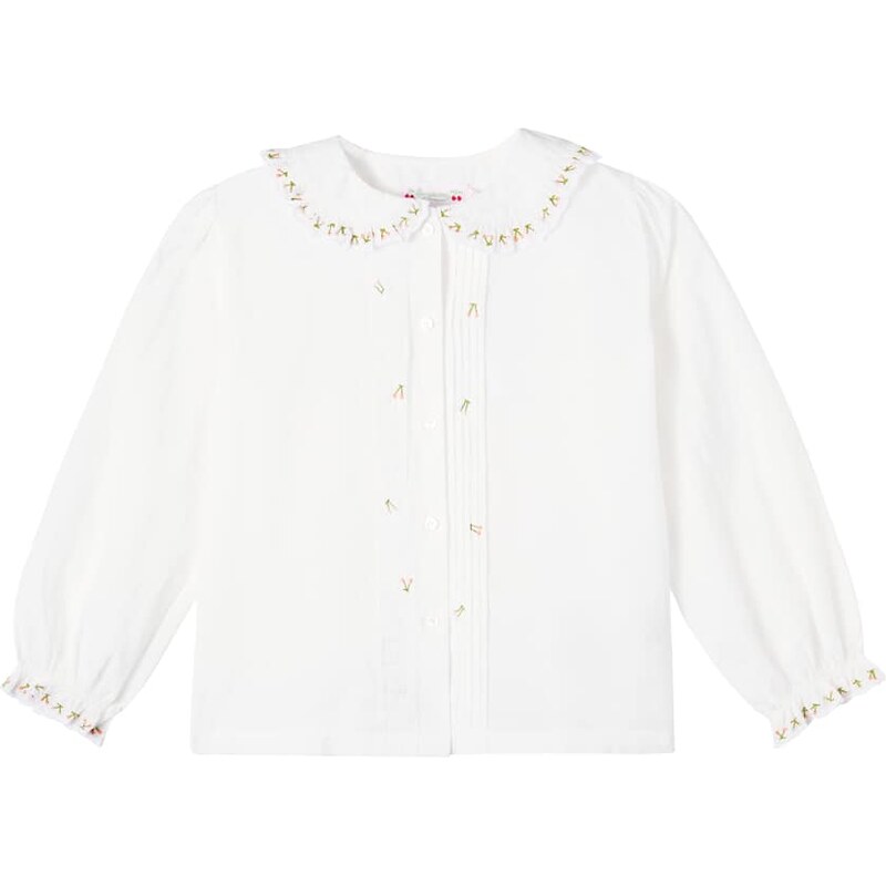 Bonpoint Janeke embroidered cotton blouse