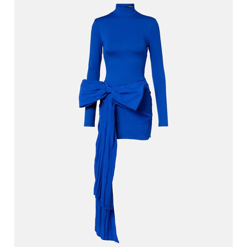 David Koma Bow-detail jersey minidress