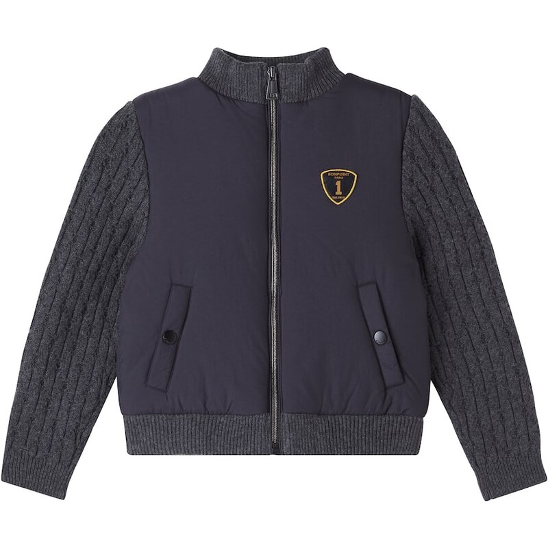 Bonpoint Jarod ribbed-knit jacket